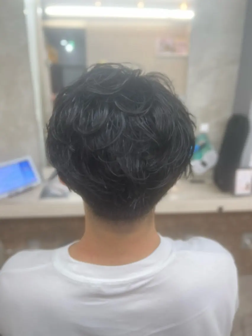 パーマ メンズ カット パーマ トリートメント 多系統似合わせ/ tsuburaのヘアスタイル