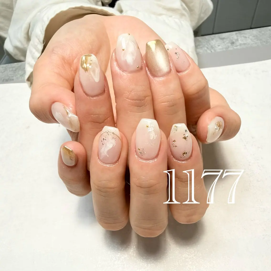 ネイル ハンドネイル nailsalon 1177のネイルデザイン