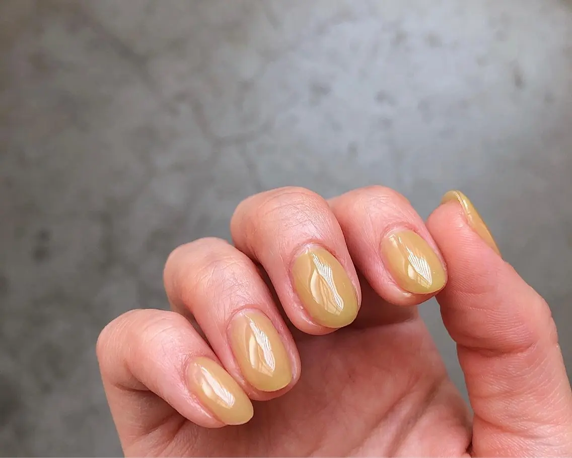 ネイル ワンカラーネイル シンプルネイル ハンドネイル saki_ nail heronのネイルデザイン