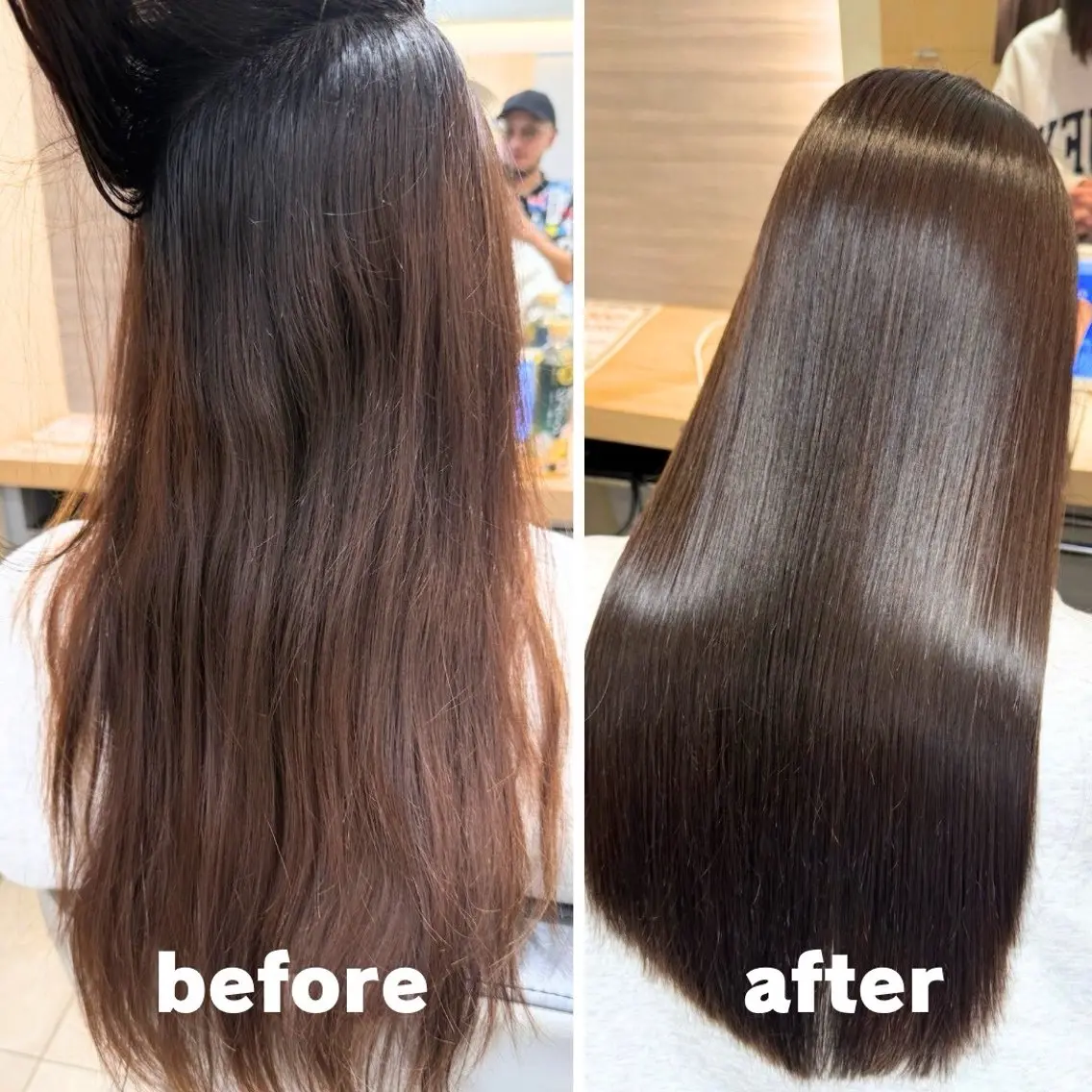 ロング 縮毛矯正 トリートメント 髪質改善特化サロン earth渋谷のヘアスタイル