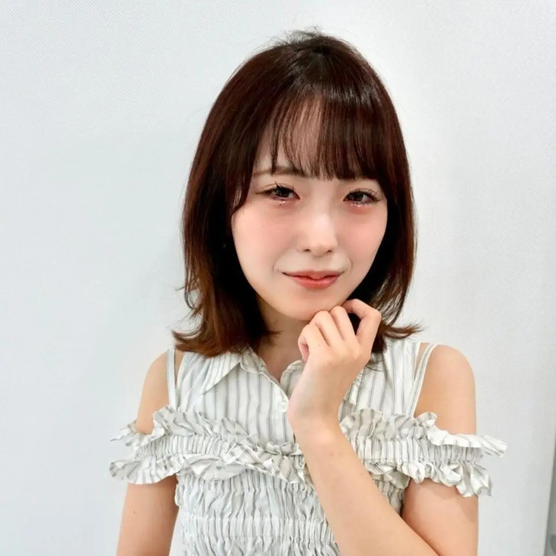 ミディアム カラー ブラウンカラー チョコレートブラウン 透明感カラー ボブ トリートメント ❇️安達 優心❇️ レイヤー/艶髪特化のヘアスタイル