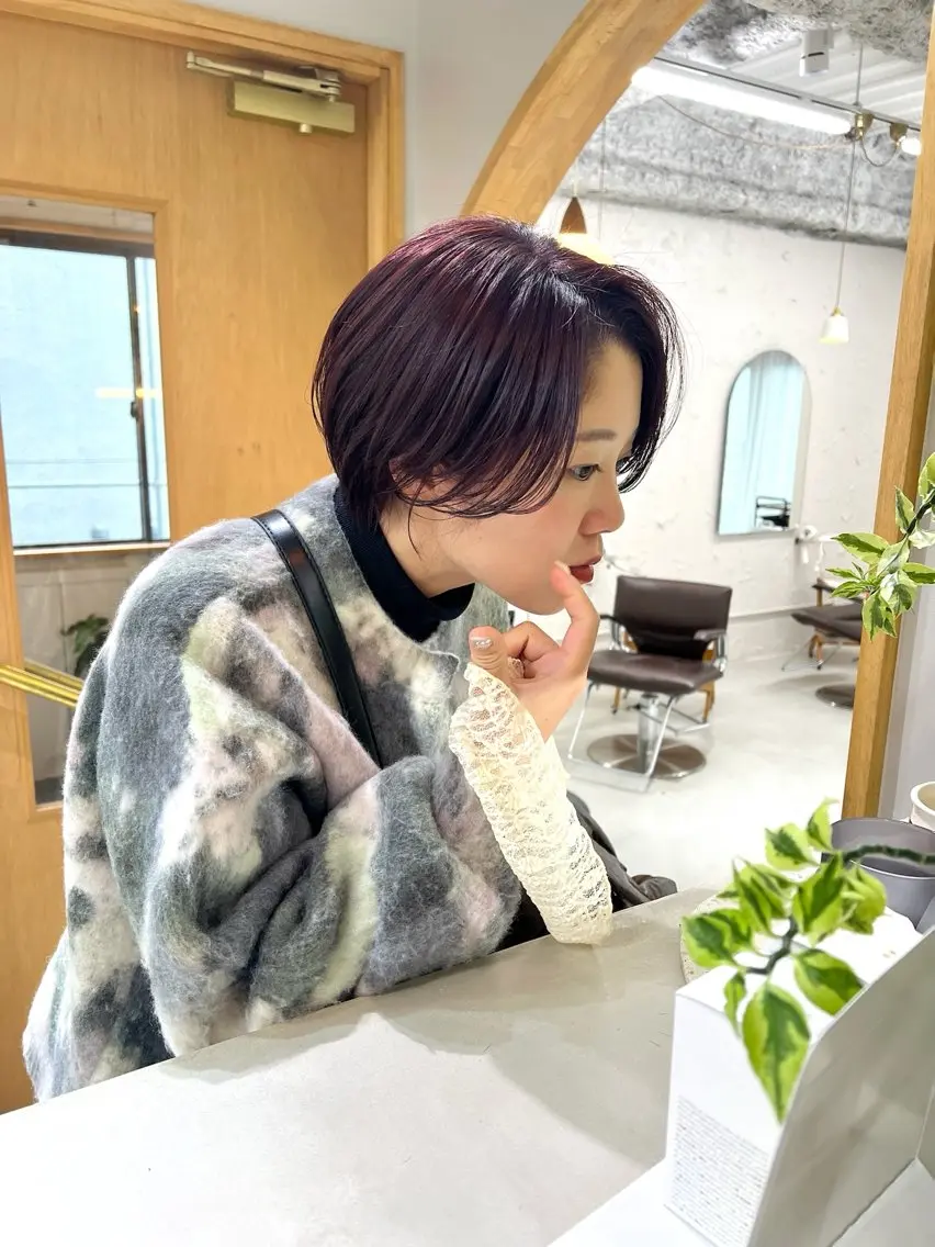 ショート 高瀬 侑生のヘアスタイル