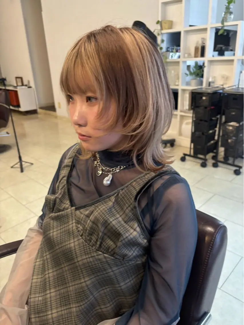 カラー ヘアカラー 掛川 真那斗のヘアスタイル