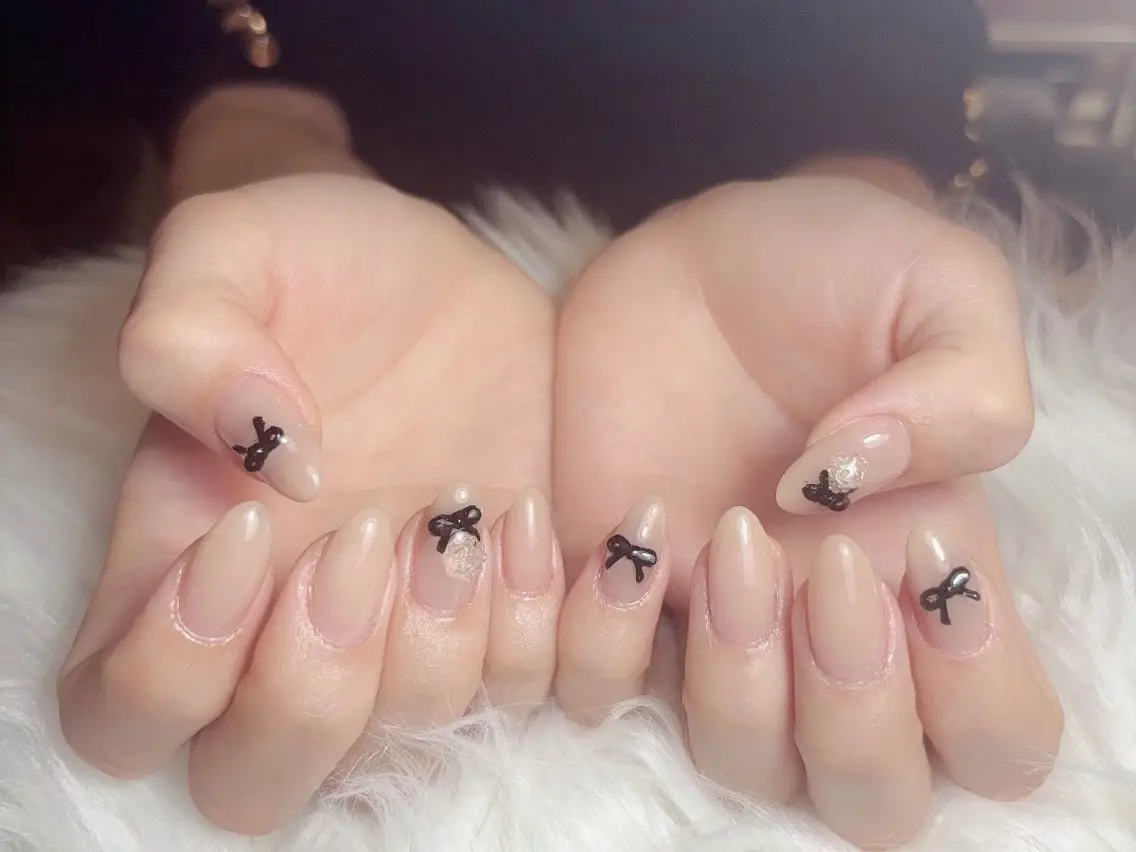 ミディアム 韓国風ヘア ハンドネイル ハンドケア HEAVEN Nail 池袋のネイルデザイン