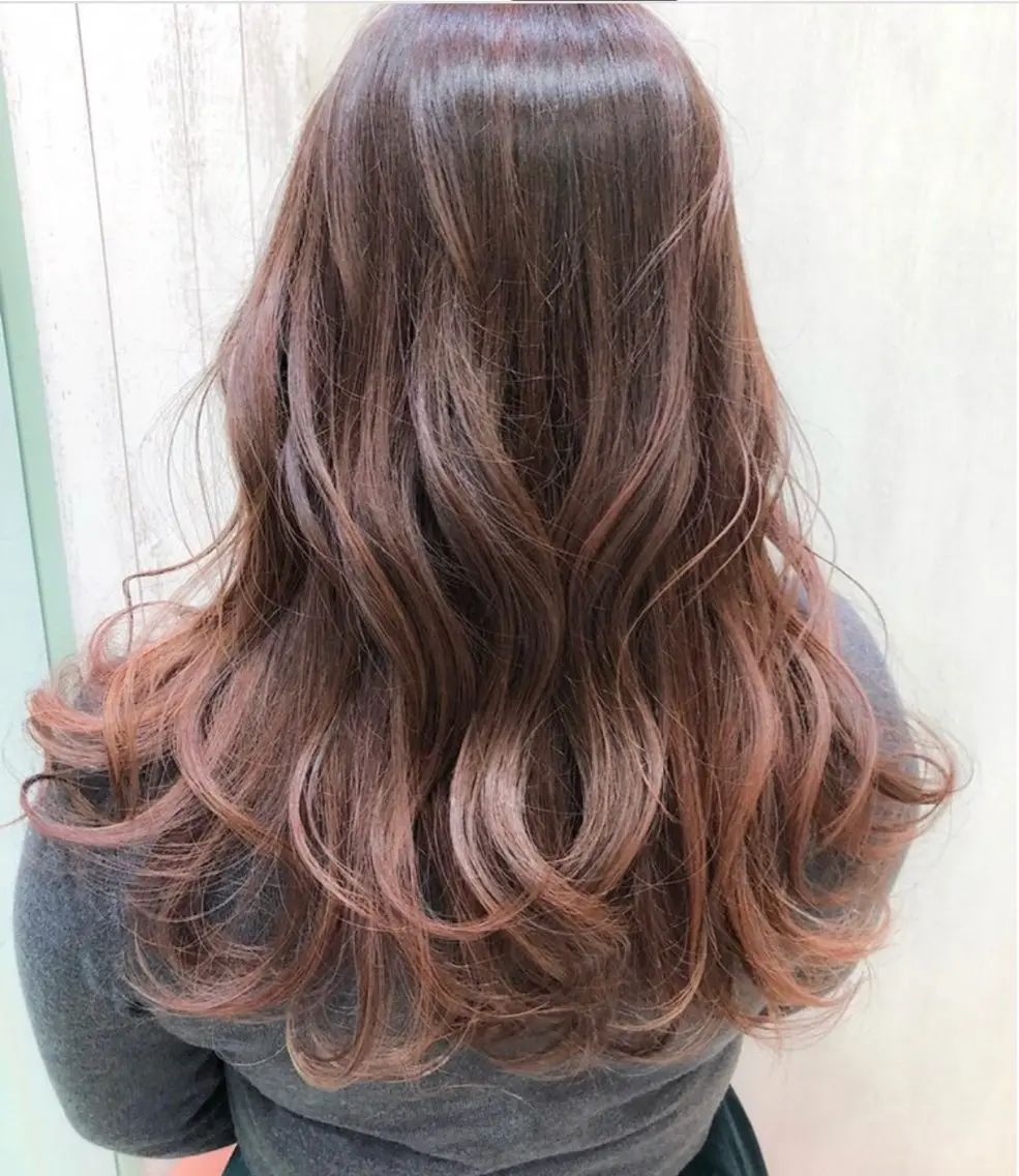 ロング カラー ヘアカラー トリートメント PROGRESS 守谷店　KUSSYのヘアスタイル