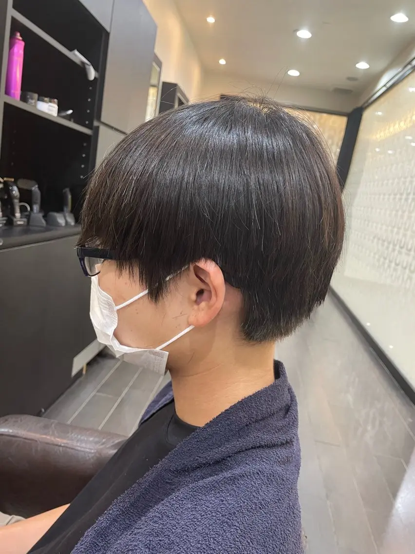 メンズ ナチュラルヘア 神田一瑳のヘアスタイル