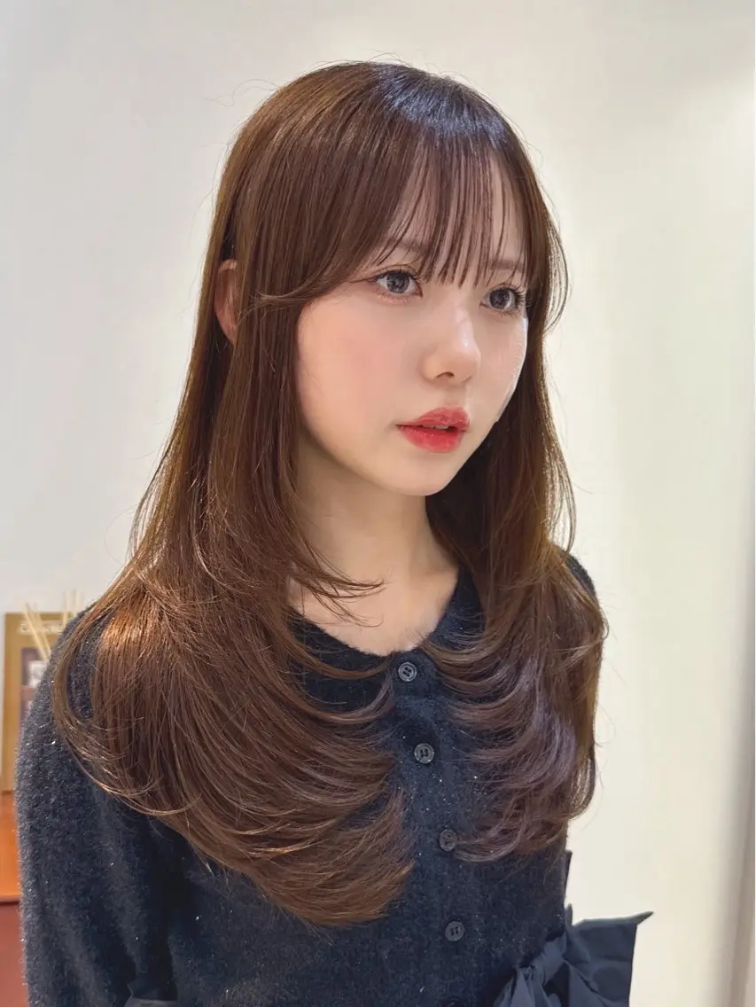 ロング カット ヘアカラー トリートメント 🍀立川/艶髪/レイ ヤーmihiro🍀のヘアスタイル