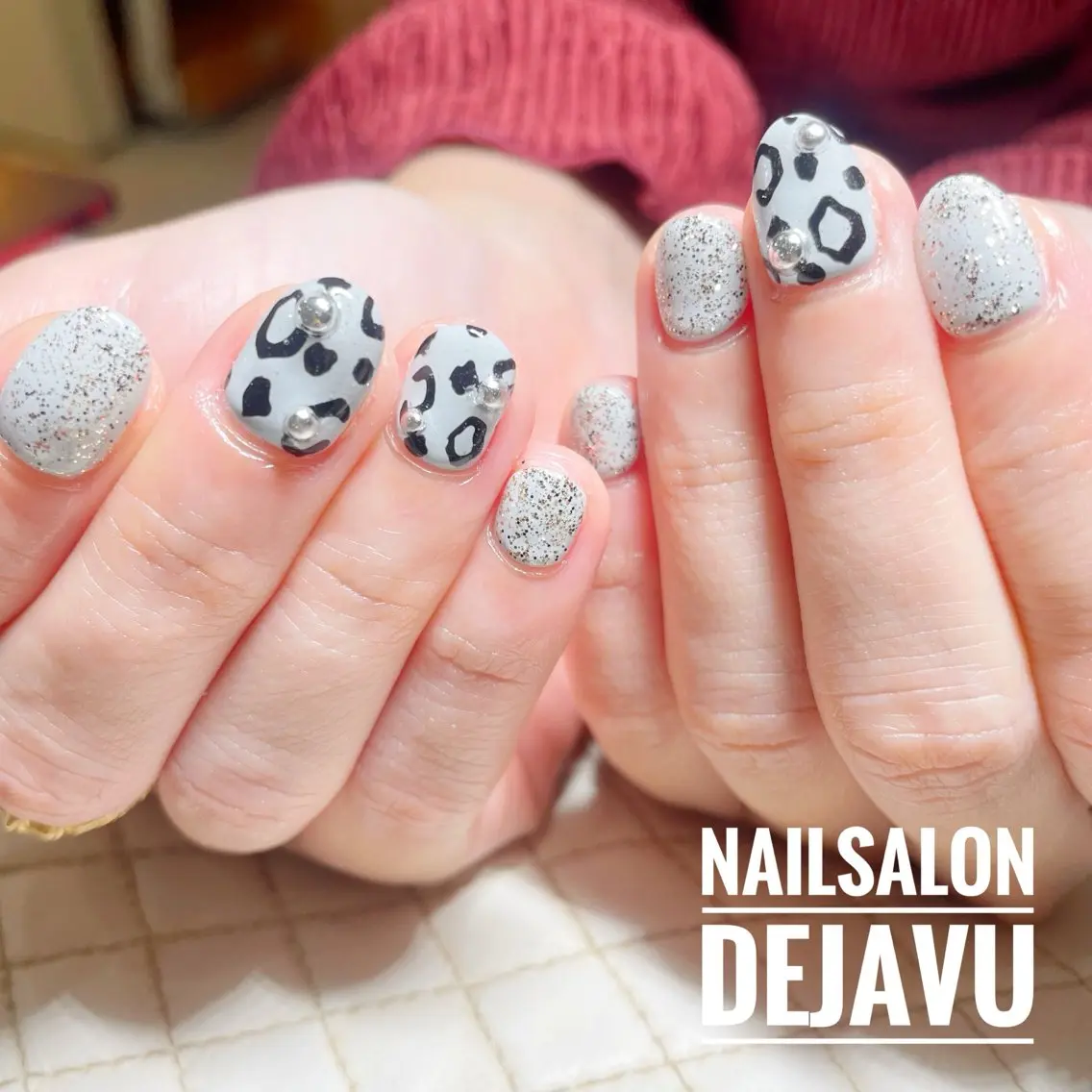 ネイル アニマル柄 持ち込み ハンドネイル Nailsalon Dejavuのネイルデザイン