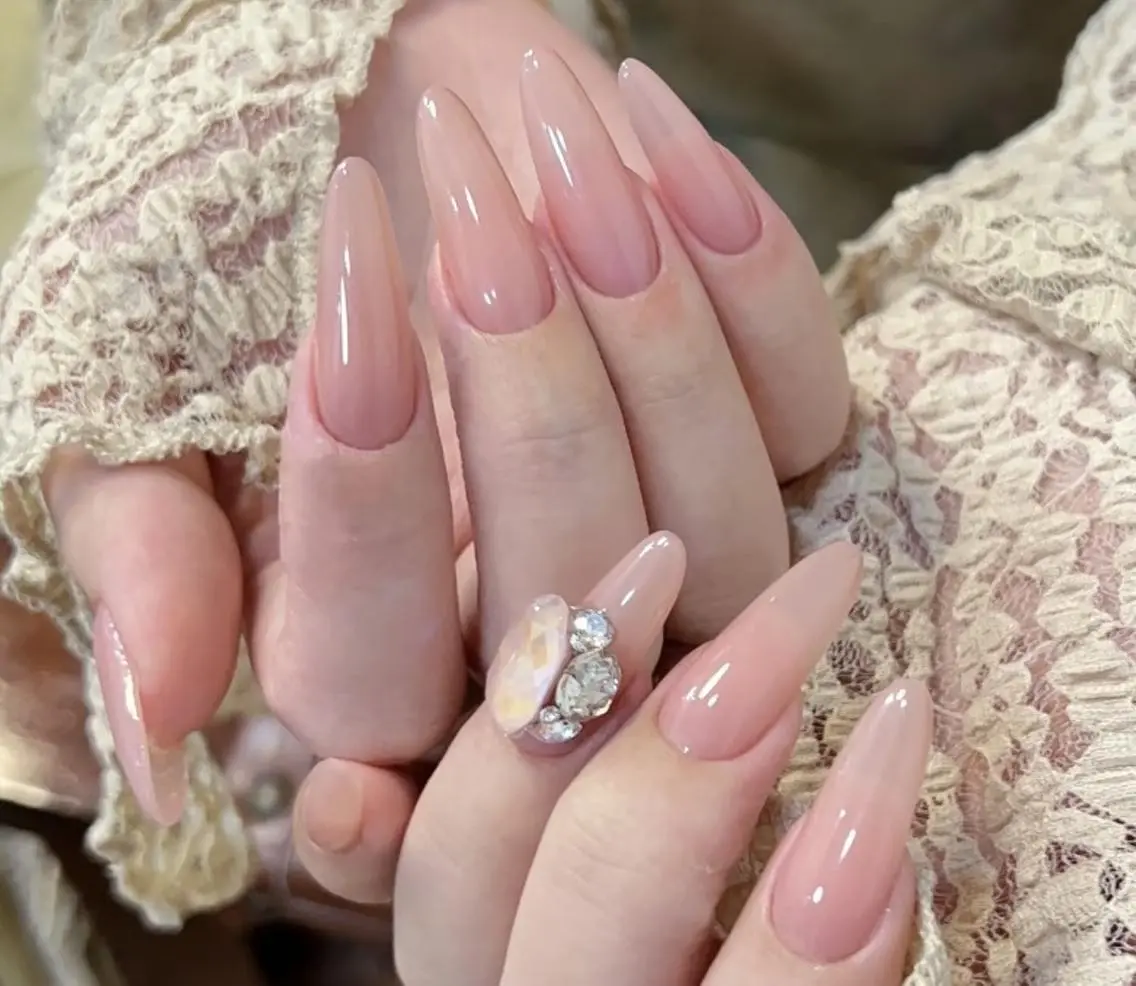 ネイル By moonネイル 🌷ワンホン/韓国風のネイルデザイン
