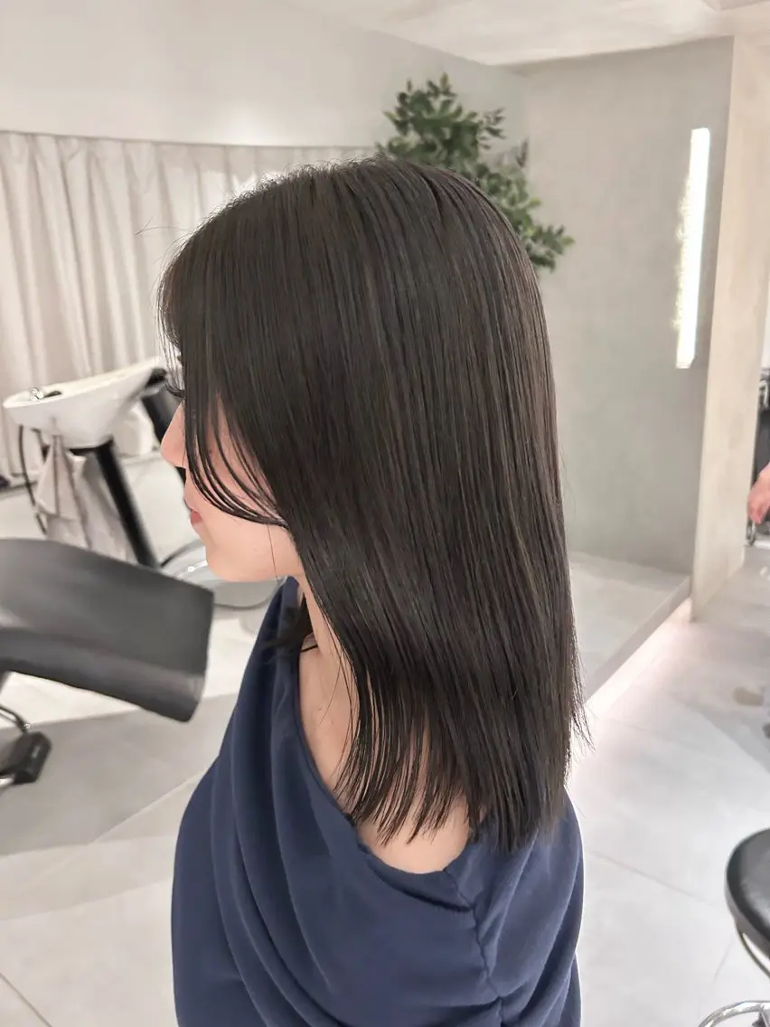 ミディアム カラー 🪞透け感&韓国ヘア 🪞honokaのヘアスタイル
