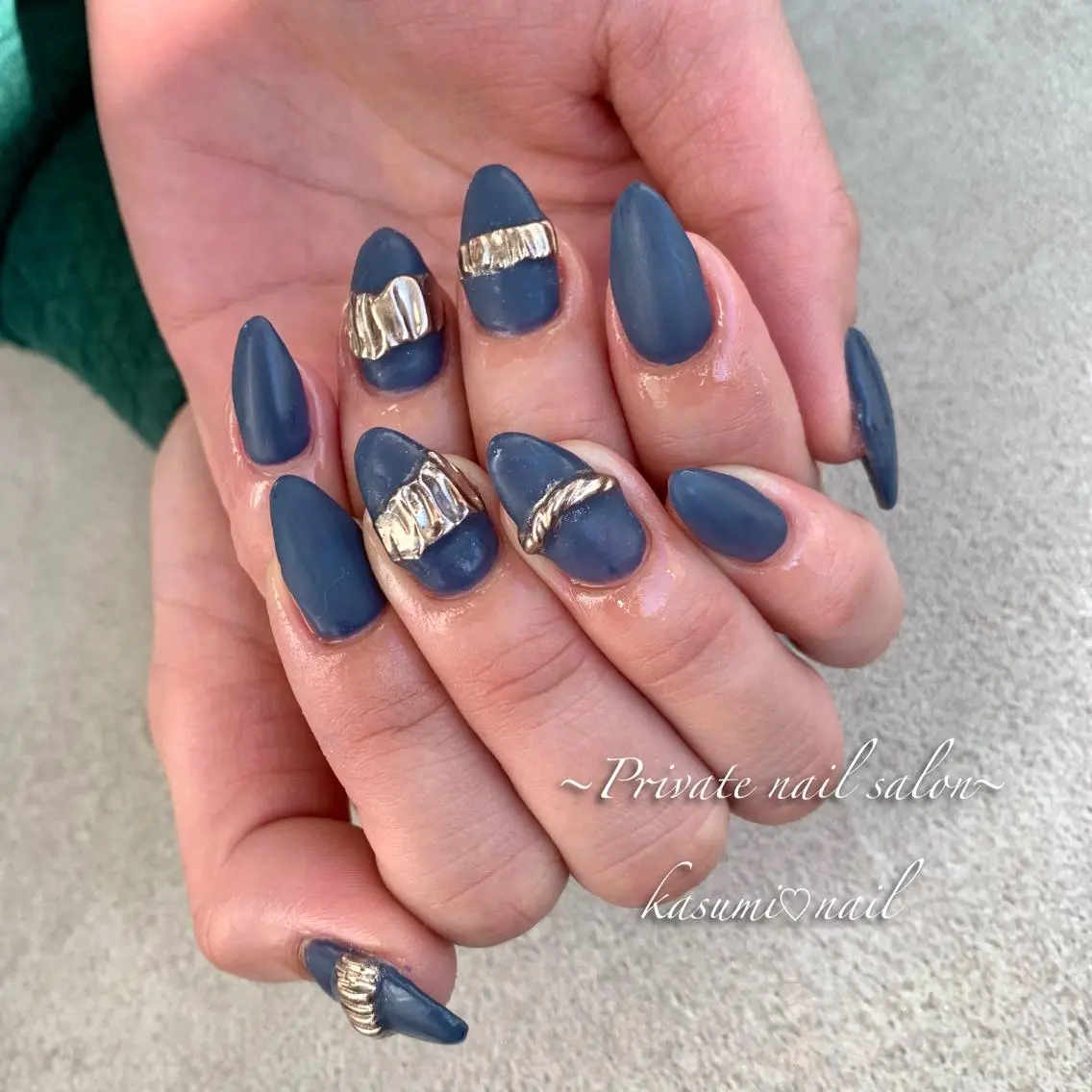 ネイル アートネイル ラメ(グリッター) マグネットネイル ミラーネイル ニュアンスネイル KASUMI♡ Nailのネイルデザイン
