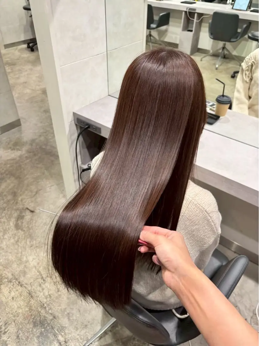 ロング ヘアカラー トリートメント 佐藤優晟/カラー/ 癖毛ショート/表参道のヘアスタイル