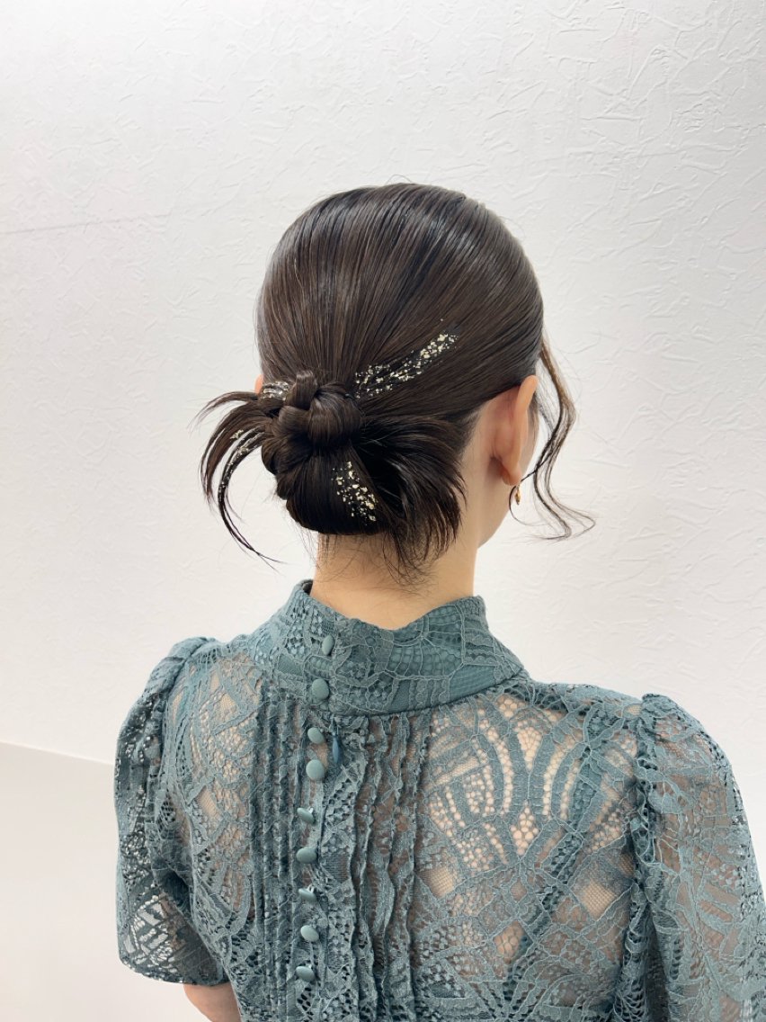 ミディアム ヘアアレンジ ヘアセット 薄田 珠美のヘアスタイル