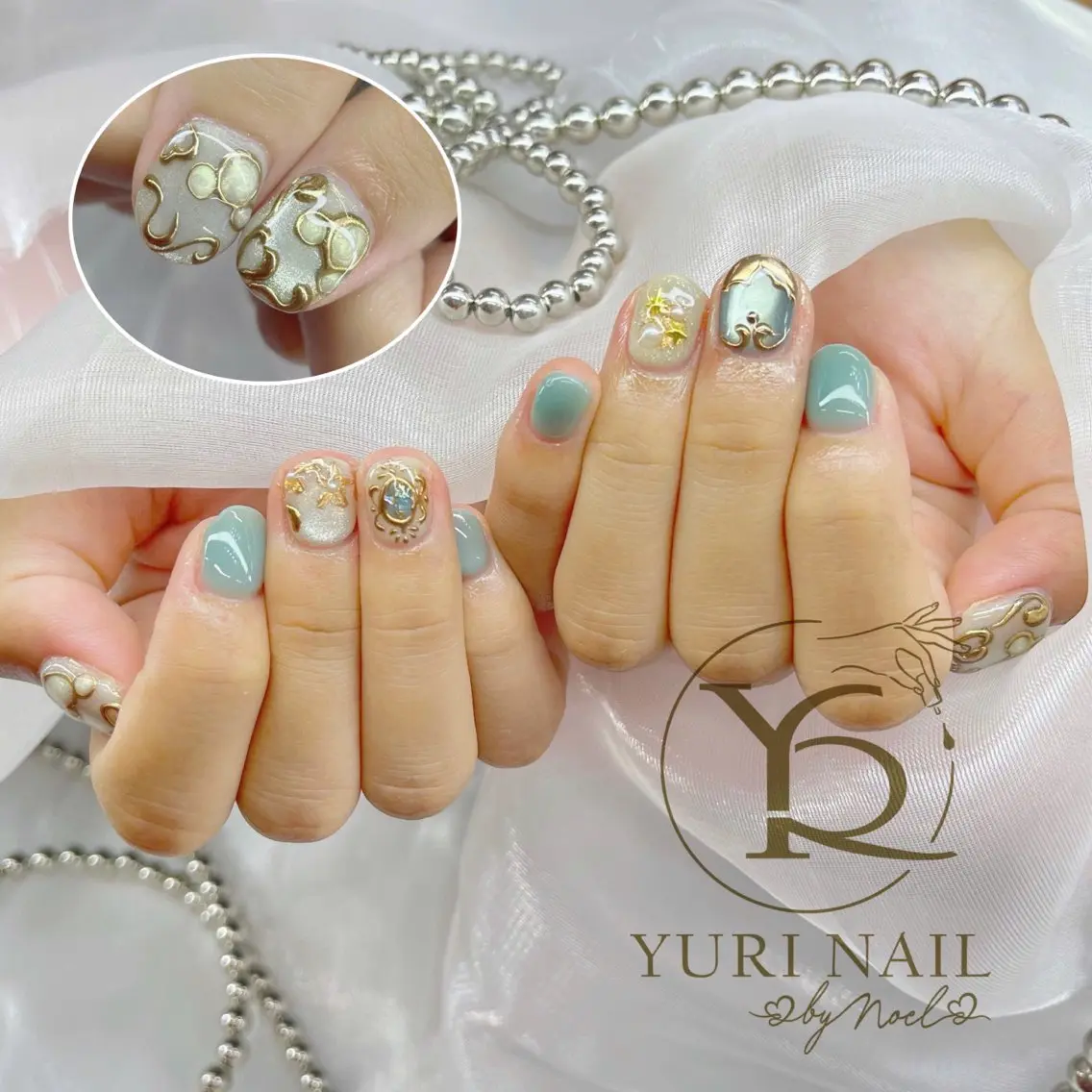ネイル ハンドネイル フットネイル ハンドケア YURI Nail NARITAのネイルデザイン