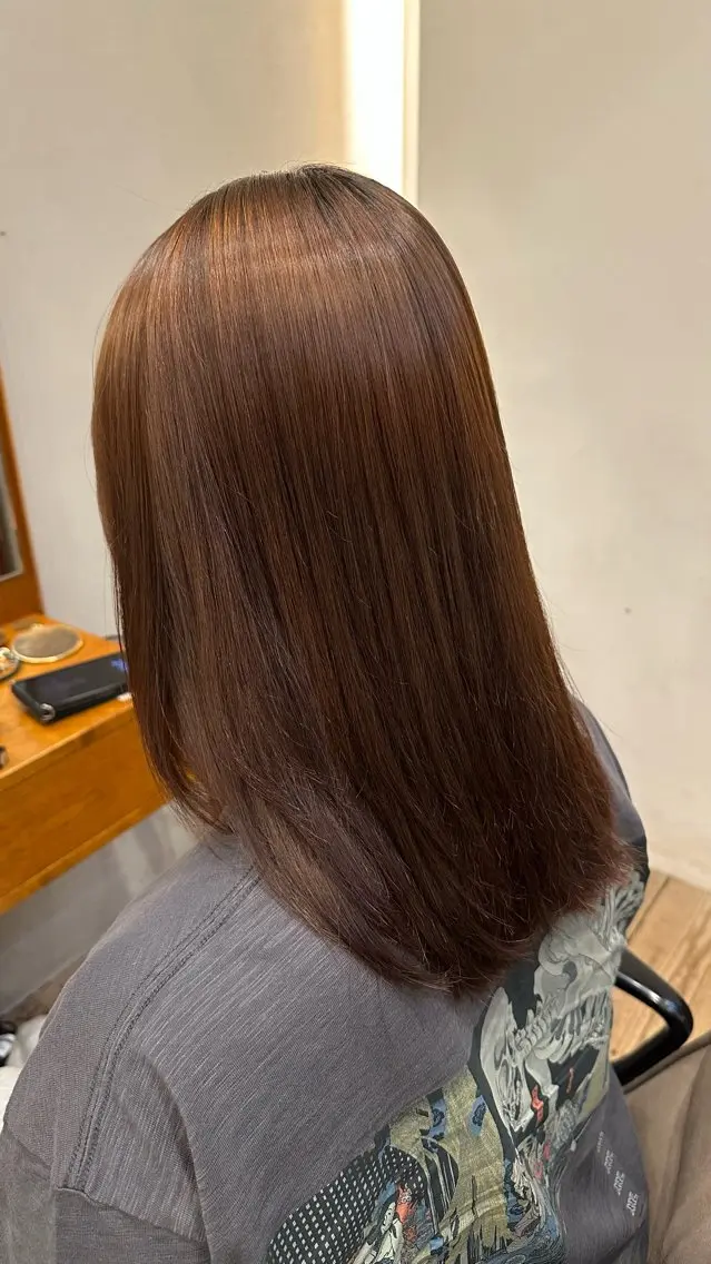 美髪矯正+shampoo styling 🧴の写真