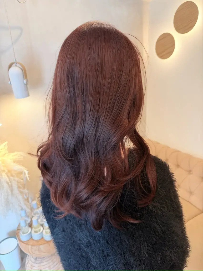 セミロング 卒業式のヘアスタイル カット ヘアカラー トリートメント 草野ゆずき⌇縮毛矯正 ⌇Wカラー⌇レイヤーのヘアスタイル