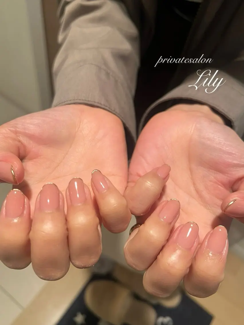 ネイル フレンチネイル ミラーネイル ハンドネイル salon Lilyのネイルデザイン
