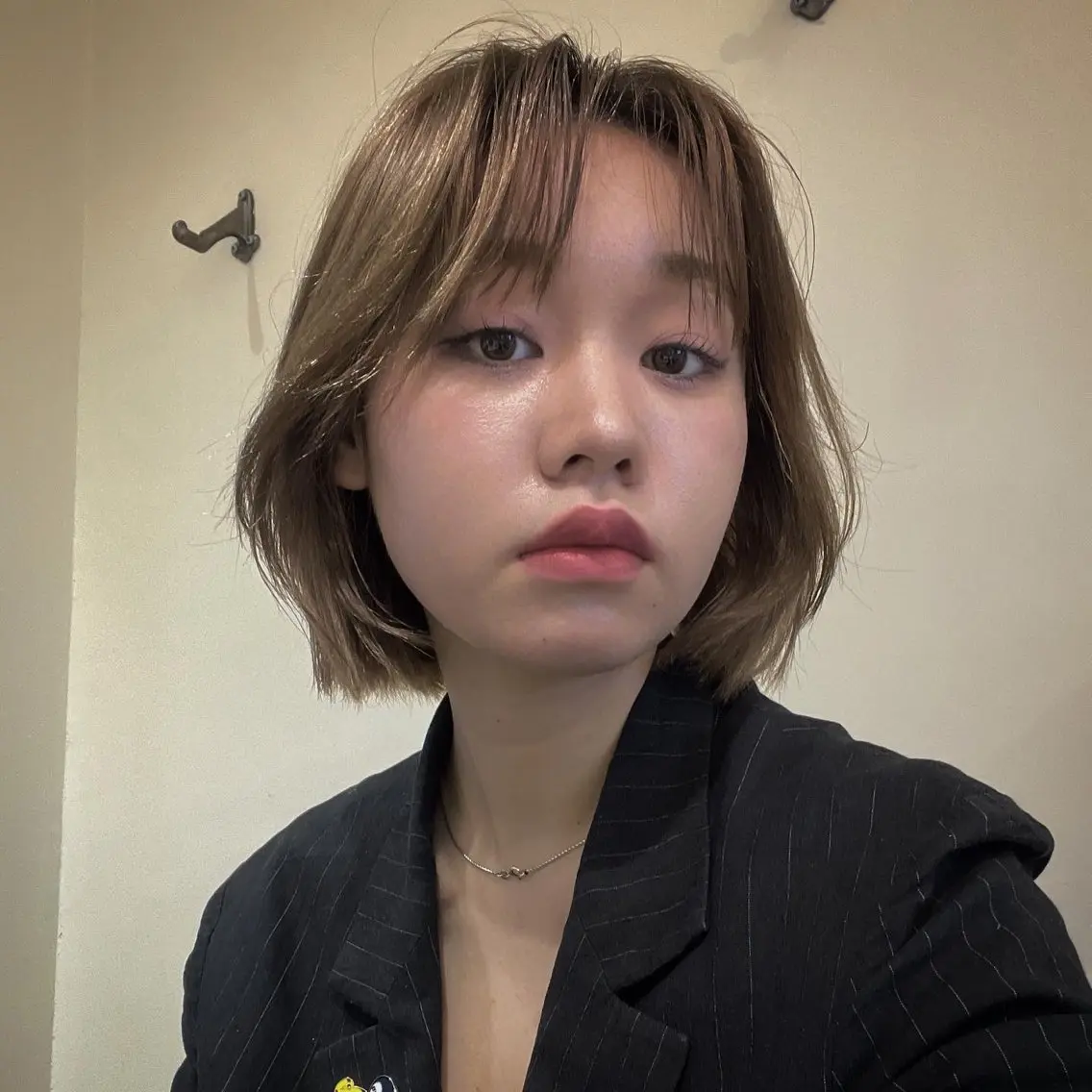 ショート カラー ボブ タンバルモリ 韓国風ヘア 🦮shiori アイドルオタク🦮のヘアスタイル
