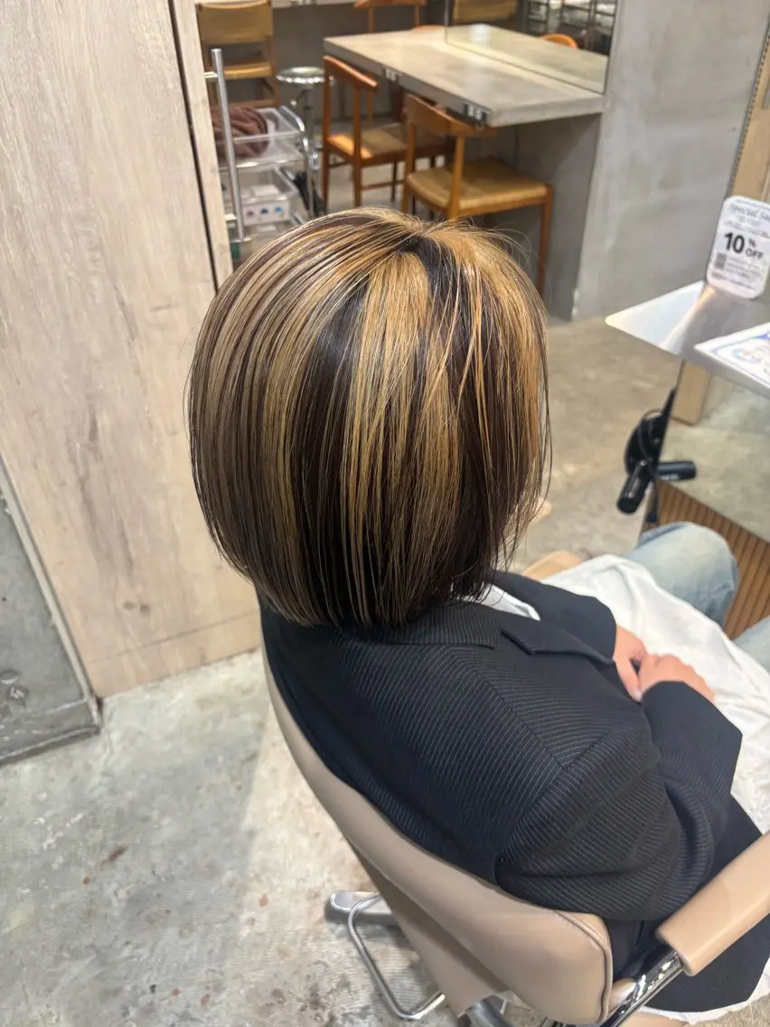 ショート カラー ヘアカラー カット無料 ✧︎* yuinaのヘアスタイル