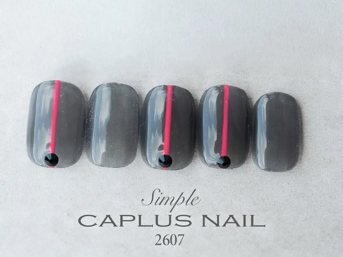 ネイル シンプルネイル ハンドネイル caplusnail hirariのネイルデザイン