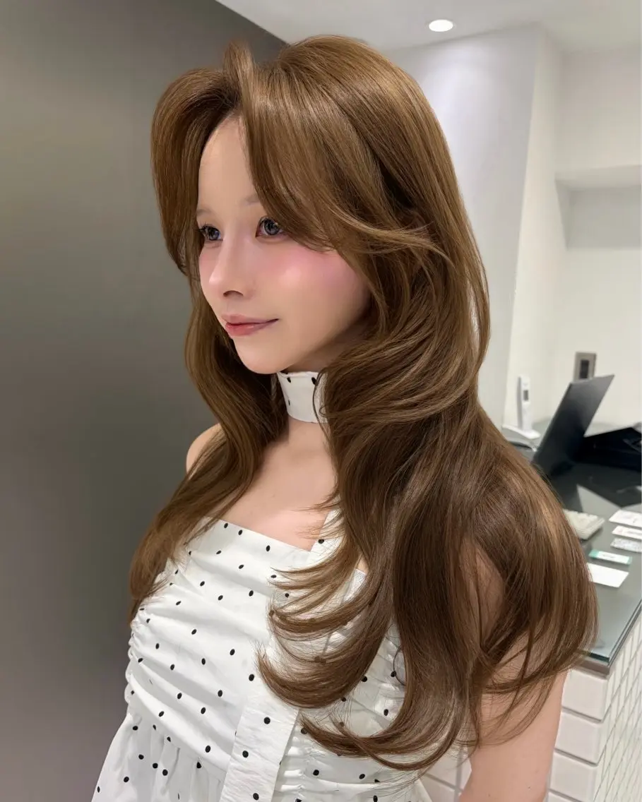 ロング カラー 🌟似合わせカット No.1🌟ホノのヘアスタイル
