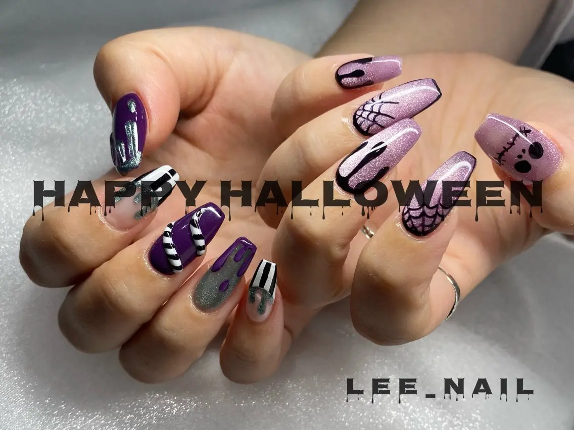 ネイル ハロウィン ハンドネイル Lee_ nailのネイルデザイン
