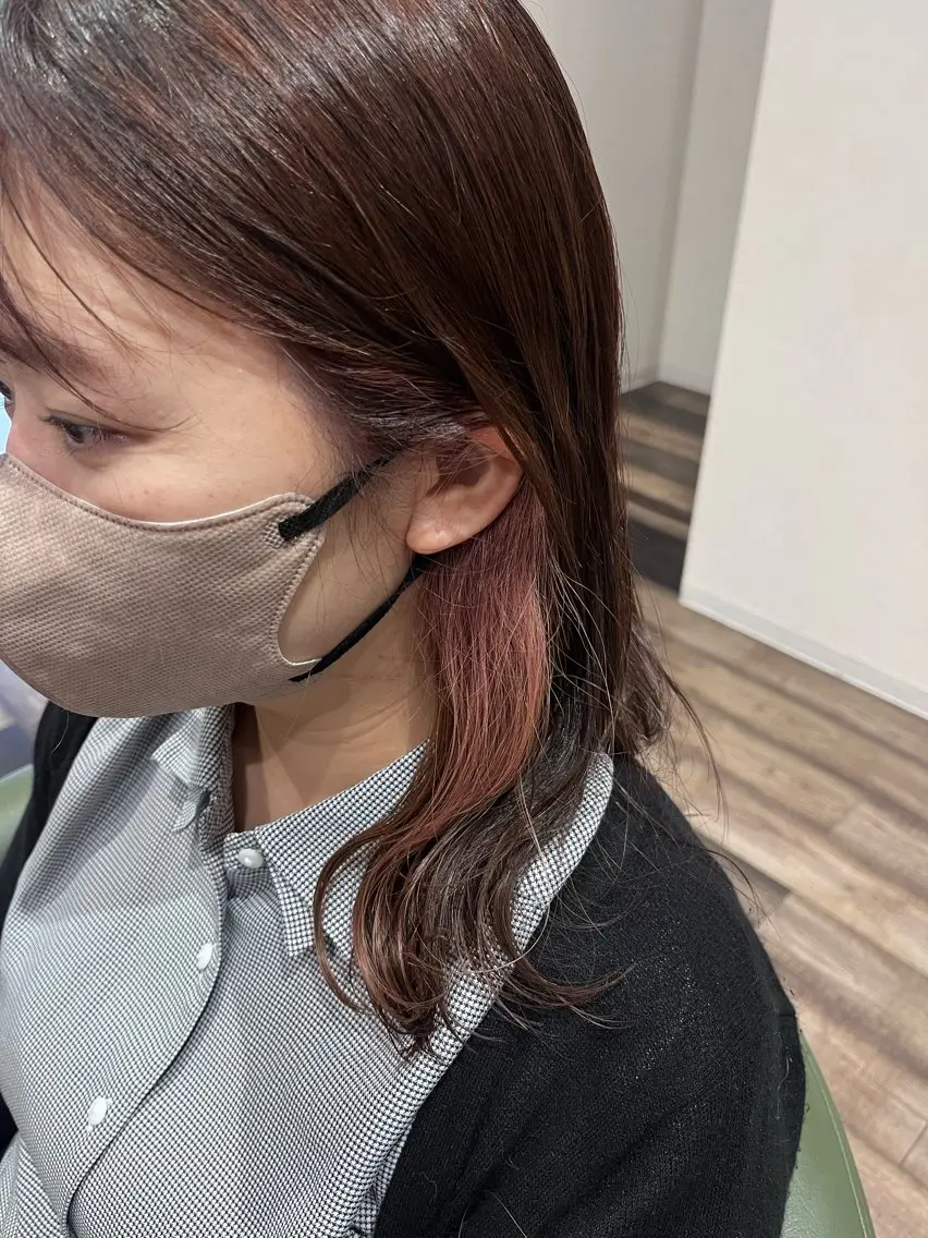 🍒全体カラー+インナーカラー🍒の写真