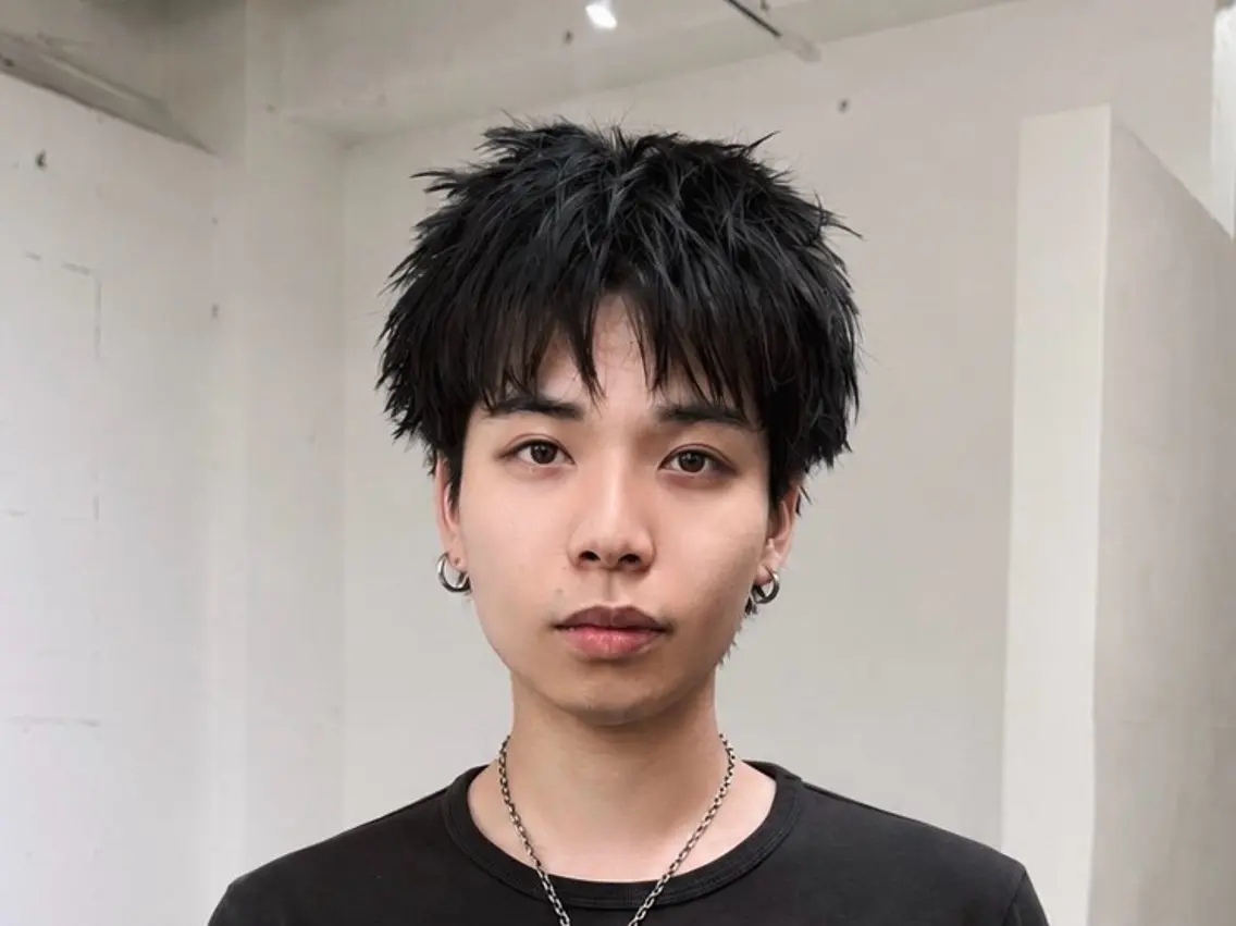 【短髪に動きをつける】カット+ピンパーマの写真