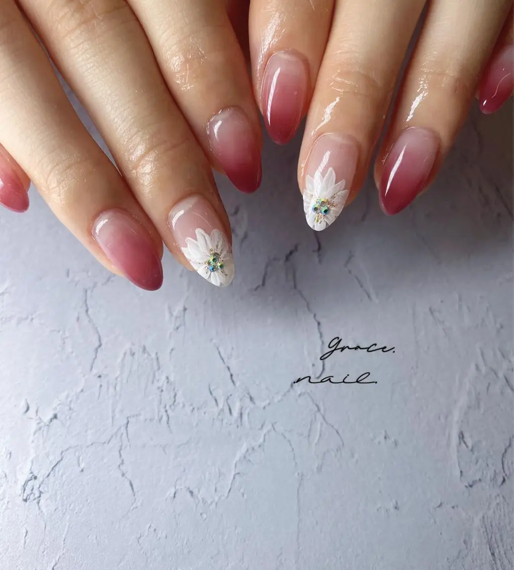 ネイル ハンドネイル ☆*。Grace Nail。*☆のネイルデザイン