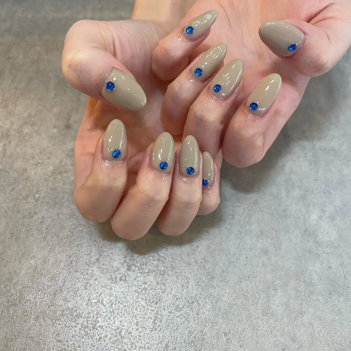 ネイル ブルー Nail Salon Gummi.のネイルデザイン