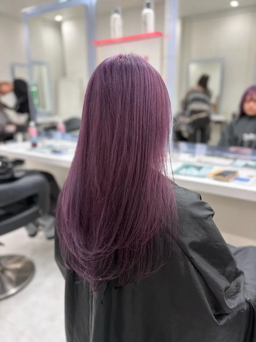ロング カラー ヘアカラー 佐藤 笑瑠のヘアスタイル