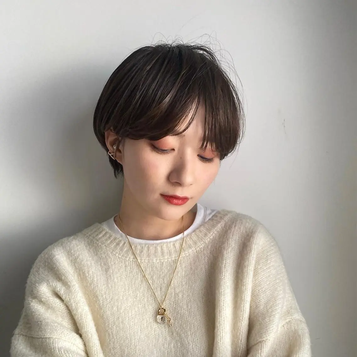 ショート カット ヘアカラー ショートとレイヤーが 好きな人|三浦翔のヘアスタイル