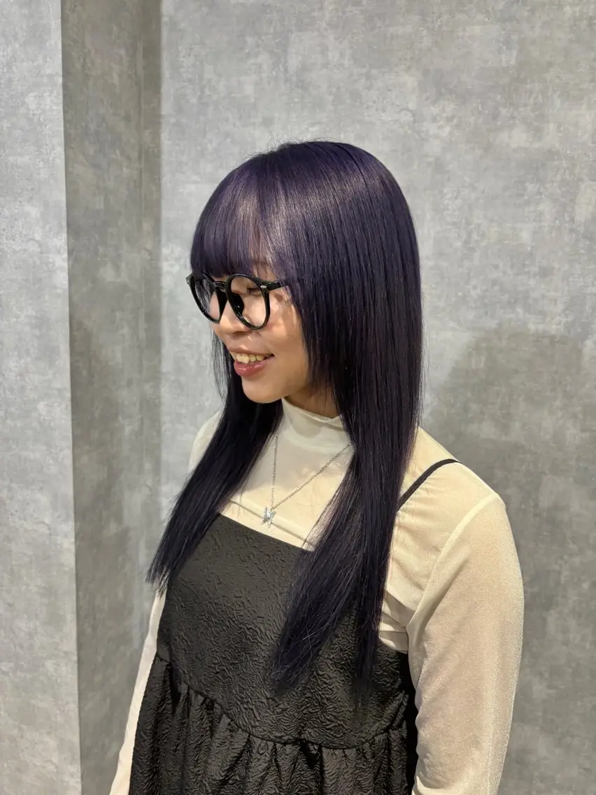 ロング ヘアカラー トリートメント 🌐NATSUMI 🌐【寒色カラー】のヘアスタイル