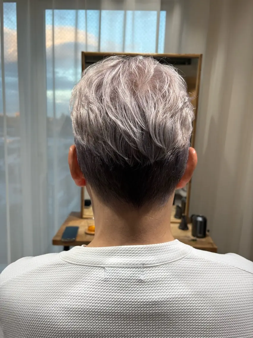 カラー メンズ メンズブリーチ ブリーチ ヘアカラー iroha/ n.w.h🎀のヘアスタイル