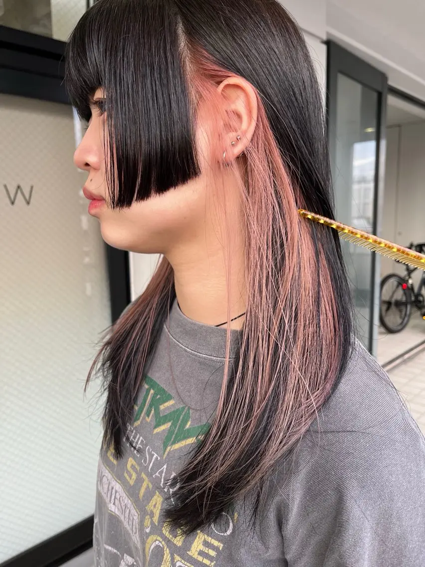 セミロング カラー カット ヘアカラー IROW/イロウ天神 大名店 yamaのヘアスタイル