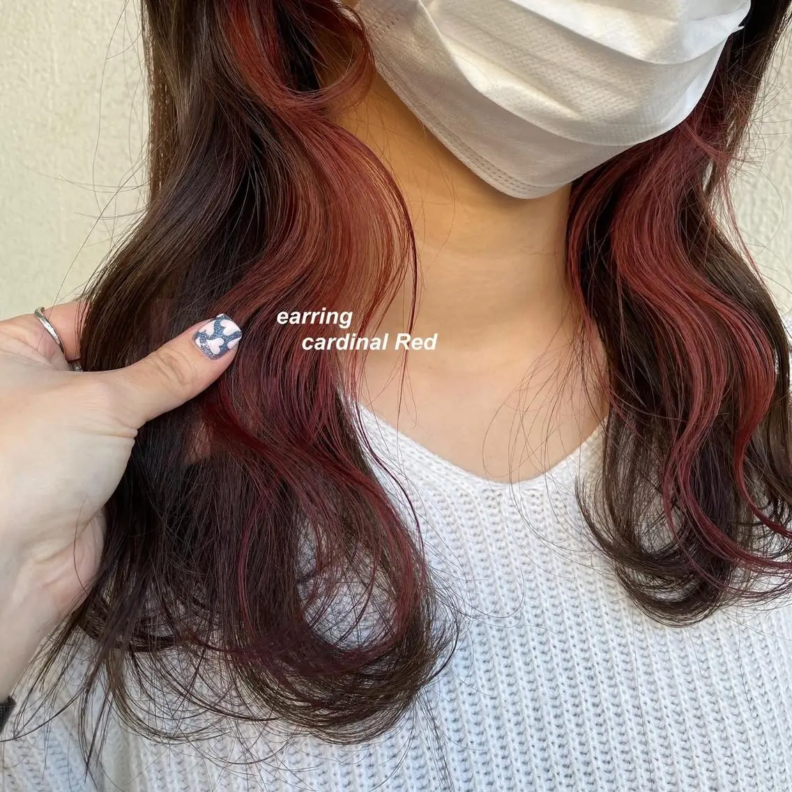 ロング カラー ヘアカラー トリートメント ヘッドスパ ヘアセット レイヤーカット 韓国ヘアayameのヘアスタイル