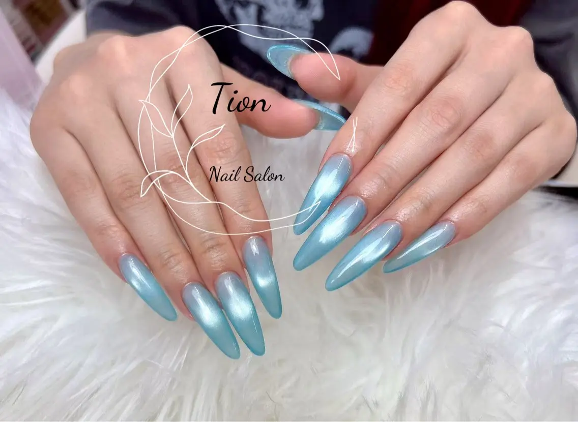 ネイル 長さ出し フットネイル ジェルネイル 韓国ネイル マグネットネイル Nailsalon Tion二子玉川店のネイルデザイン