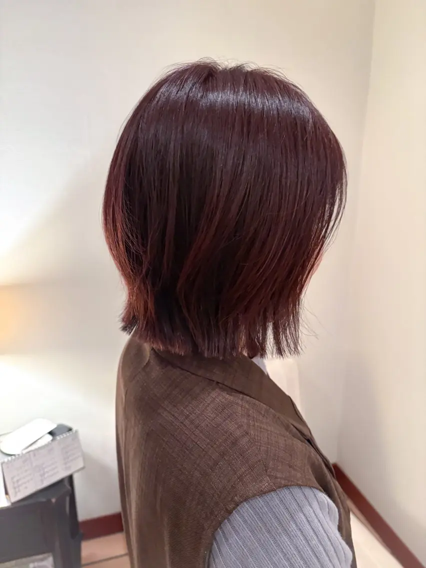ショート ボブレイヤー ボブ レイヤーカット 石平 暖のヘアスタイル