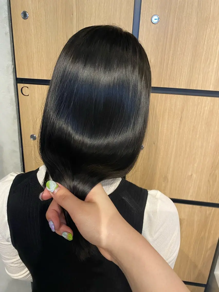 カラー ブリーチ ケアカラー カット ヘアカラー トリートメント 髪質改善サロン 梅田/ヨナミネのヘアスタイル