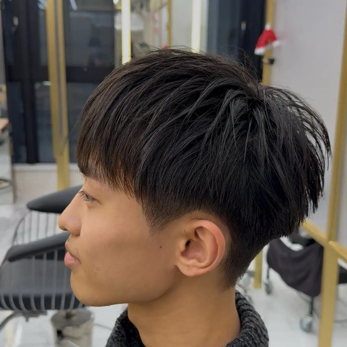 パーマ メンズ フェザーパーマ カルマパーマ マッシュ メンズパーマ スペインカール 川越メンズパーマ🌀 大人ヘア/くりのヘアスタイル