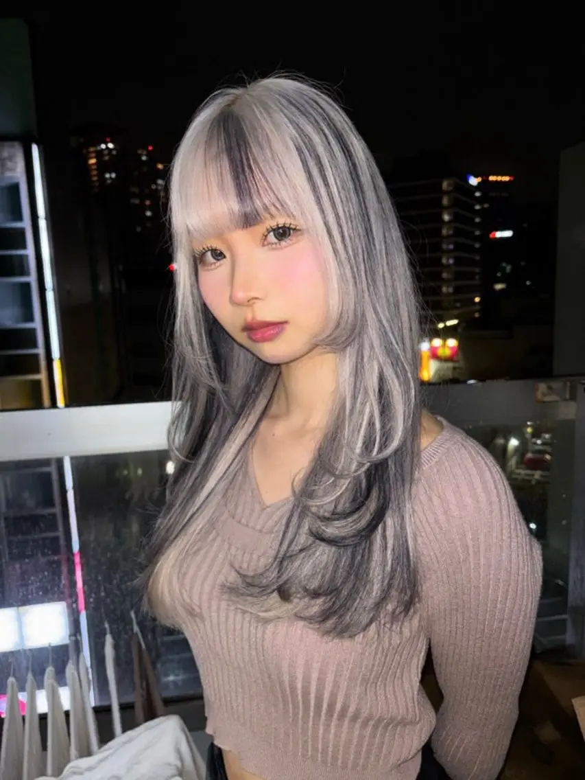 ロング カラー ヘアカラー デザインカラー /rioのヘアスタイル