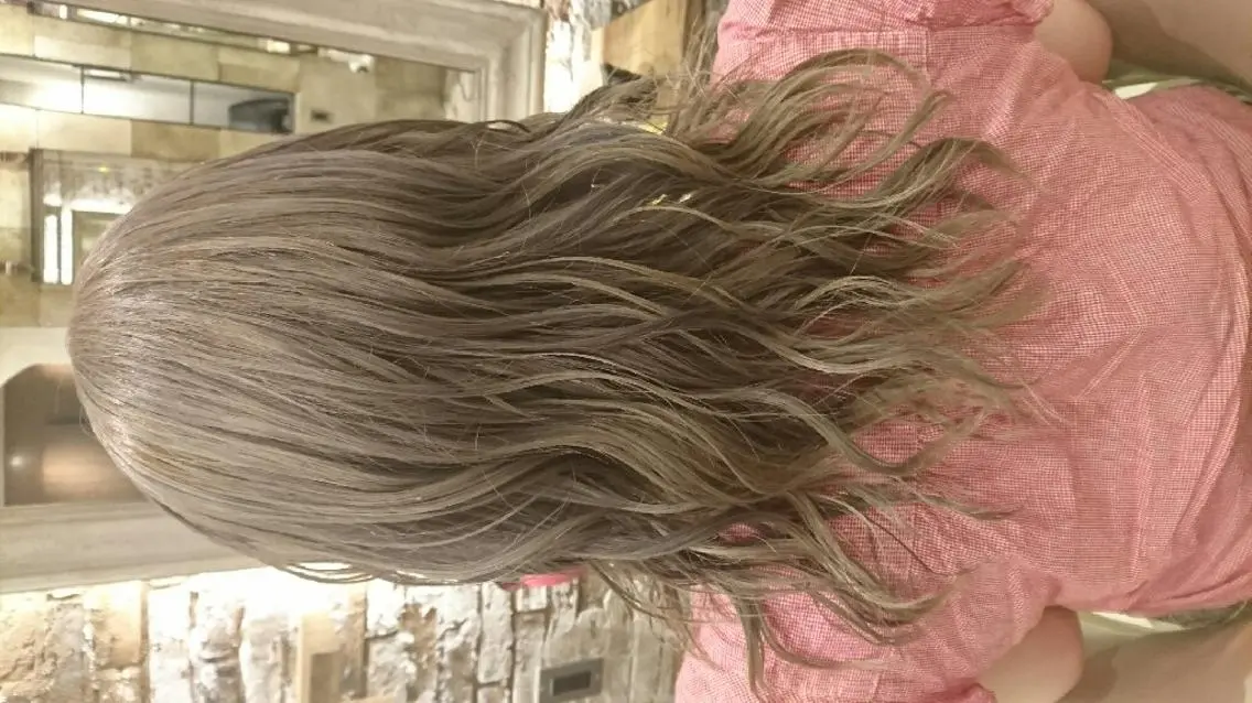 ミディアム カラー ヘアアレンジ センター南 SEIJIのヘアスタイル