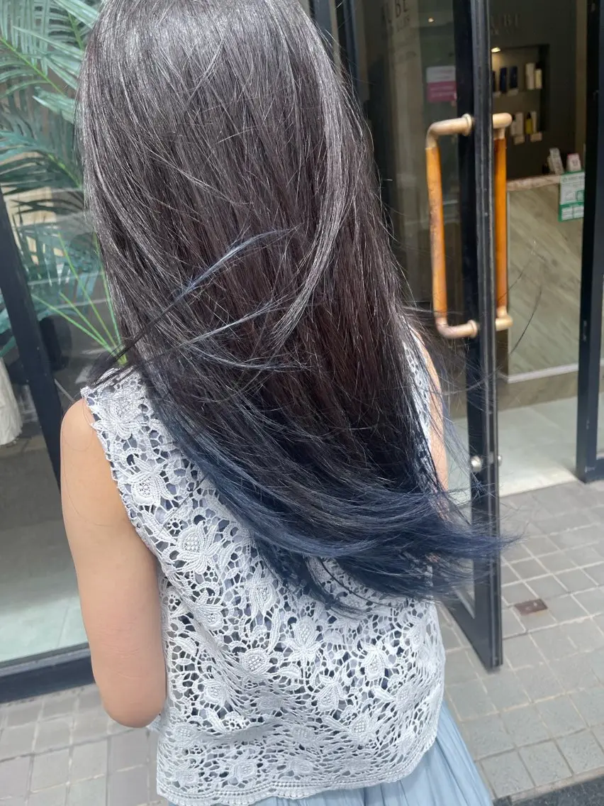 ロング カラー 塚本 昂のヘアスタイル