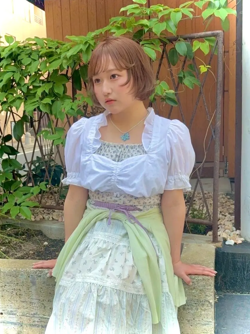 ミディアム カラー personマオ♡ girly/姫カットのヘアスタイル