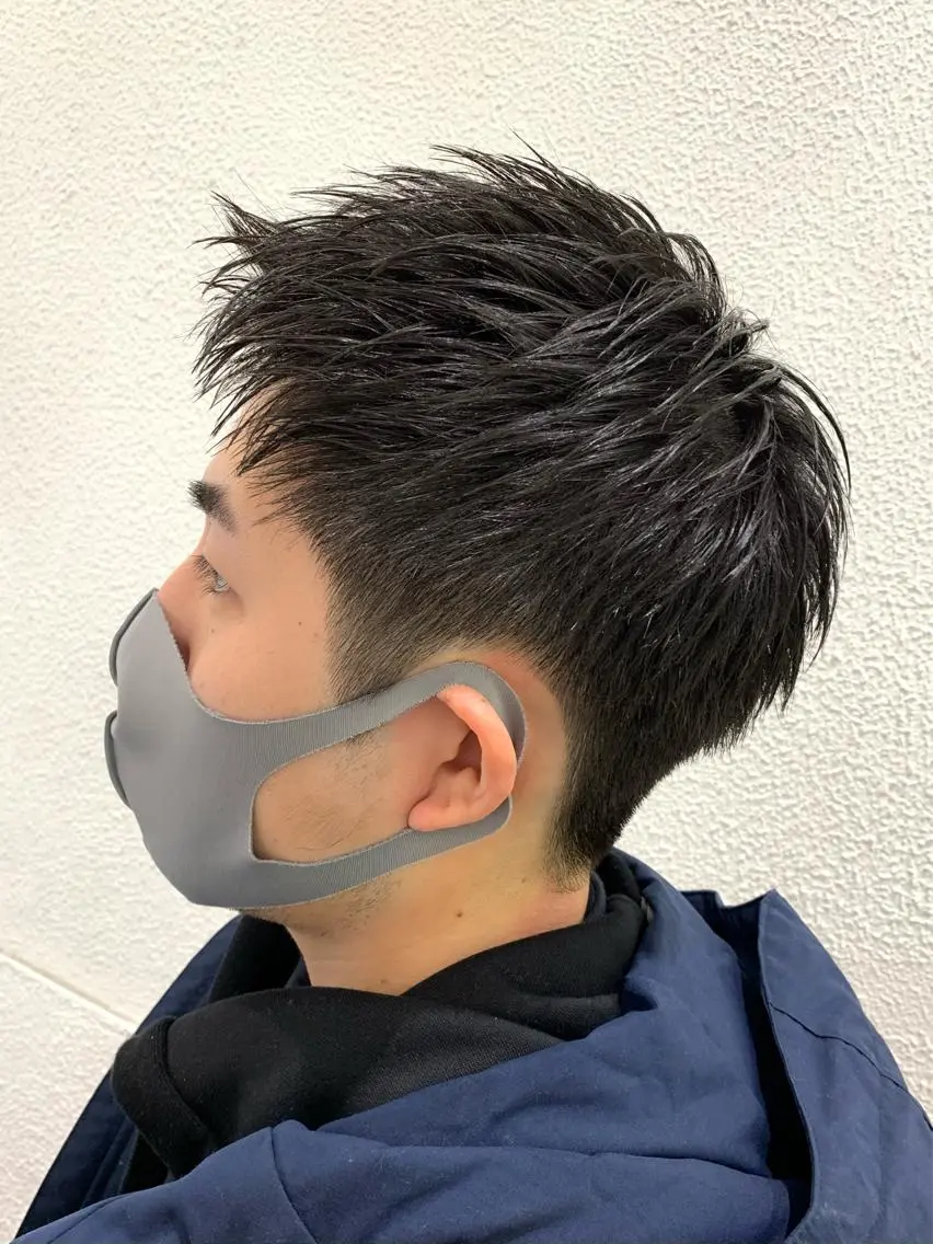 【メンズ限定クーポン】🔥カット+眉カット+シャンプー+頭皮ケアトリートメント+ヘアセット🔥の写真