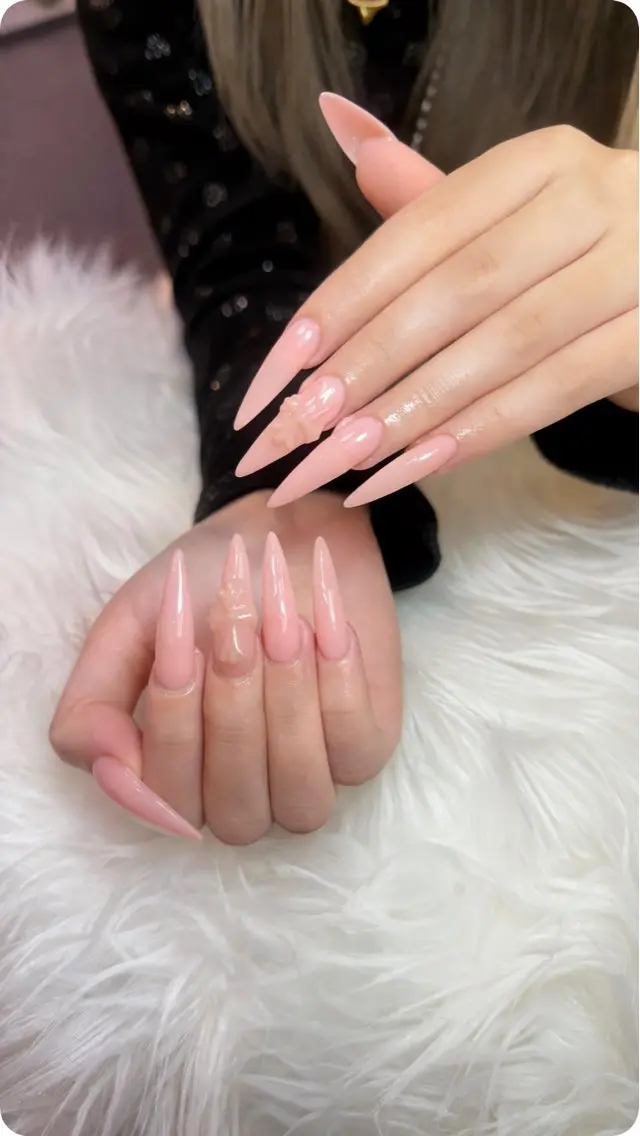 ネイル ジェルネイル ピンク シンプルネイル CHAN CHANのネイルデザイン