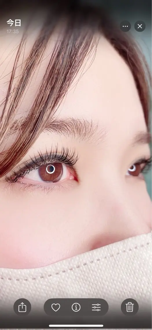 マツエク・マツパ フラットラッシュ encante NATSUMIのマツエク・マツパデザイン