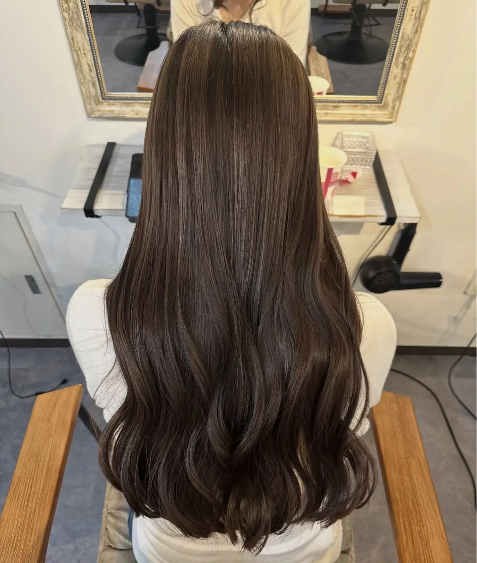 カラー ブラウンカラー ヘアカラー Sherry/R 三川町　木村祐里奈のヘアスタイル