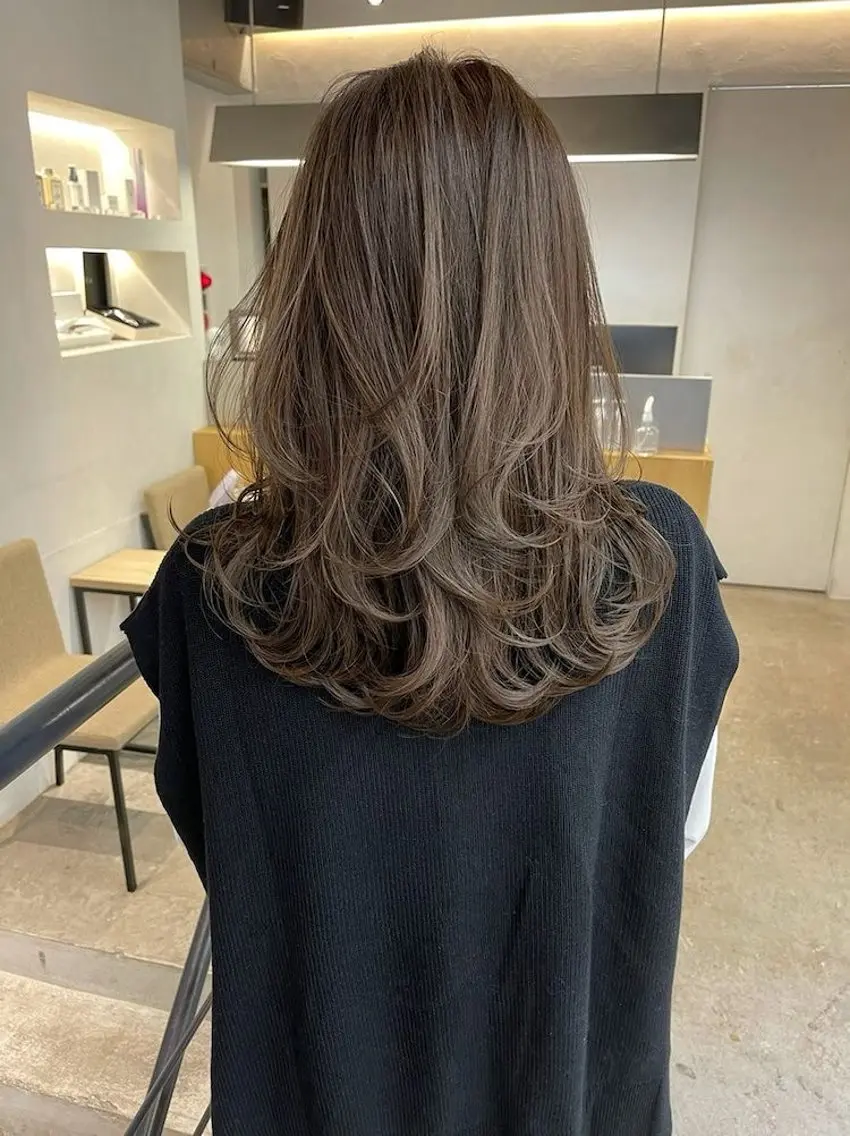 【モデル価格50%off🤍】ナチュラルハイライト+透明感カラー🫧✨の写真