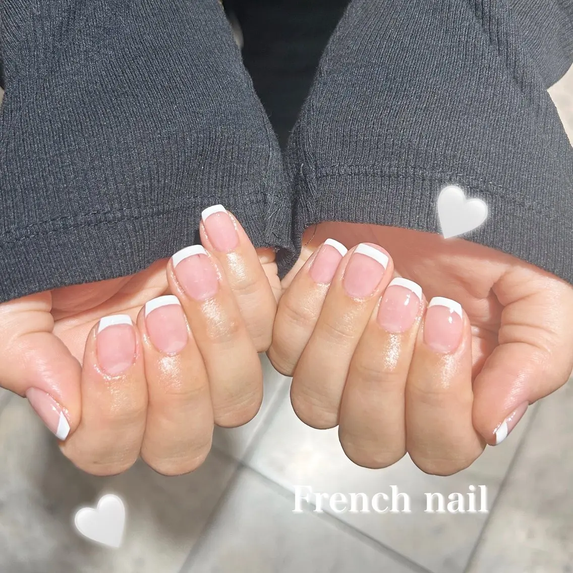 ネイル フレンチネイル nail salon BONはるのネイルデザイン